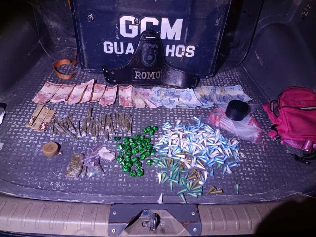 Policiamento Municipal de Guarulhos prende mulher por tráfico de drogas no Jardim Eliana