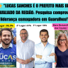 "Lucas Sanches (66,5%) lidera com folga: Aprovação maior que Poá (61%), Salesópolis (56%) e Mogi das Cruzes (39%)."