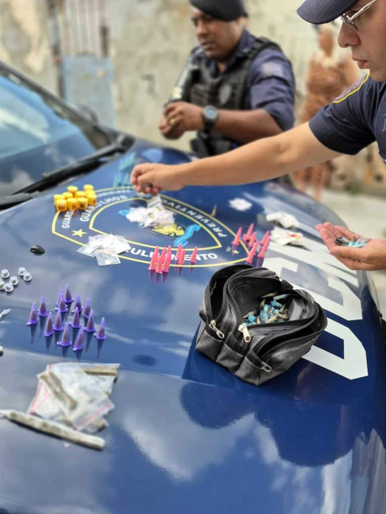 Policiamento Municipal prende dois traficantes nos bairros Gopoúva e Jardim Gracinda