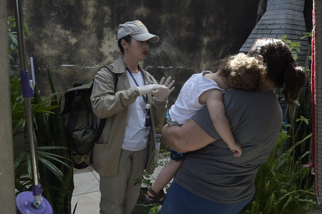 "Agentes do CCZ em ação contra o Aedes aegypti em Guarulhos"