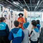 Alunos da EPG Silvia de Cássia visitam exposição no Sesc Guarulhos sobre personagens negros