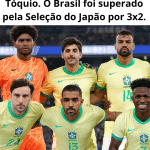 Fim de Amistoso: Brasil Perde para o Japão por 3 a 2 e Sofre Primeiro Revés Sob o Comando de Ancelotti