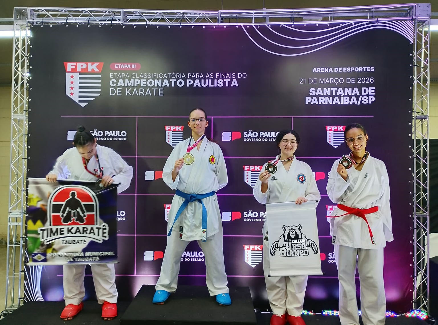 Caratecas de Guarulhos garante seis medalhas no fim de semana