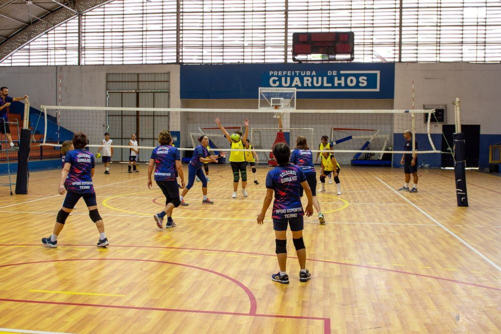 Amistoso de vôlei adaptado reúne 150 pessoas no CSE João do Pulo