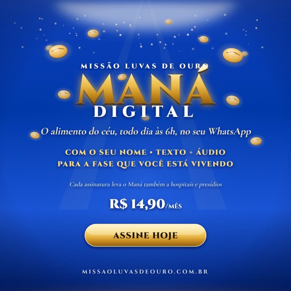 Maná Digital: uma mensagem de fé para começar cada dia com propósito 1 Maná Digital: uma mensagem de fé para começar cada dia com propósito