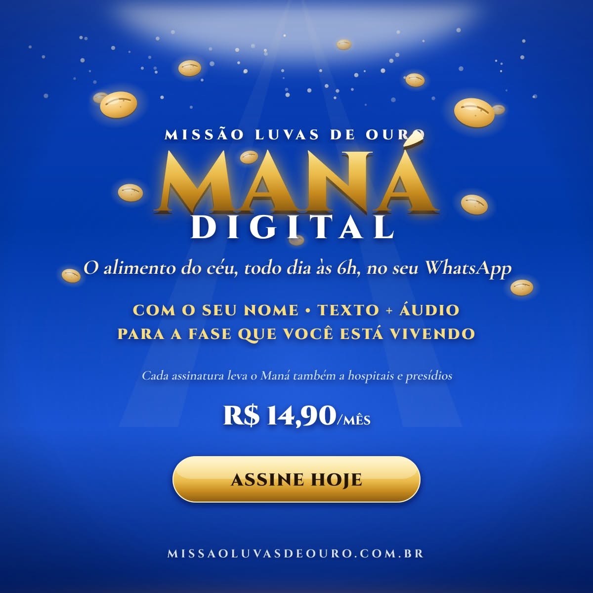 Maná Digital: uma mensagem de fé para começar cada dia com propósito