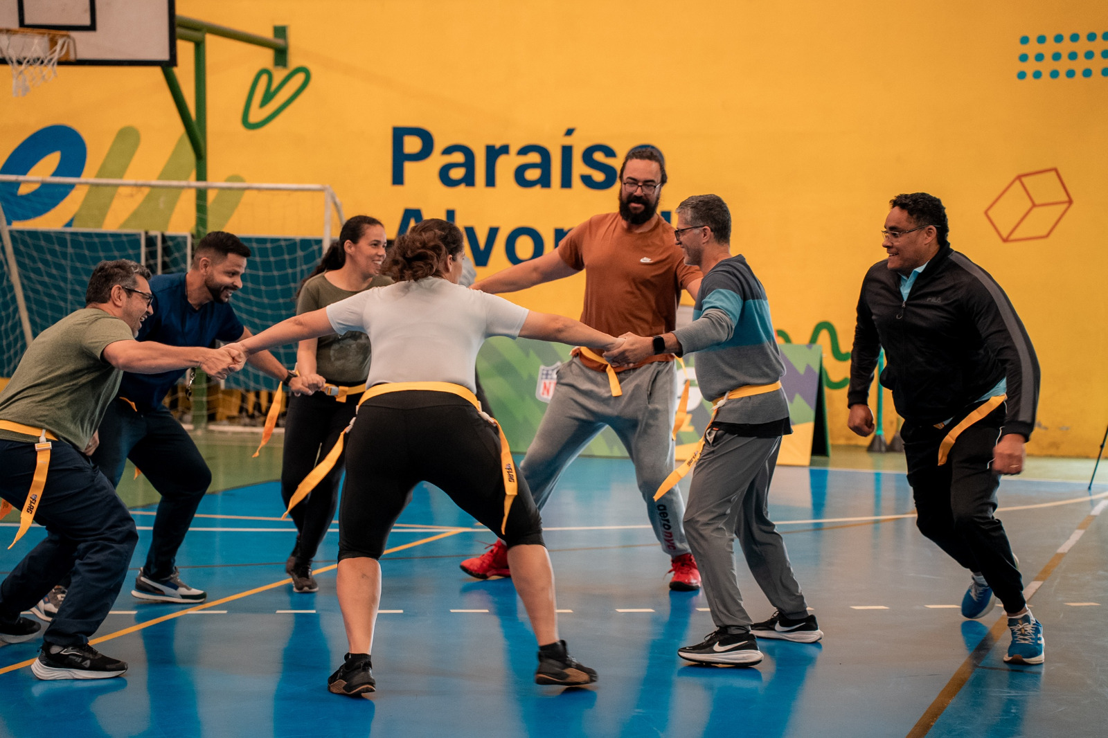 Parceria inédita da Prefeitura com a NFL incrementa aulas de Educação Física com o flag football 29 Parceria inédita da Prefeitura com a NFL incrementa aulas de Educação Física com o flag football